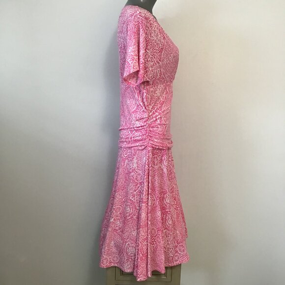 Vintage 80s Marallis Dress Size L - Picture 5 of 12